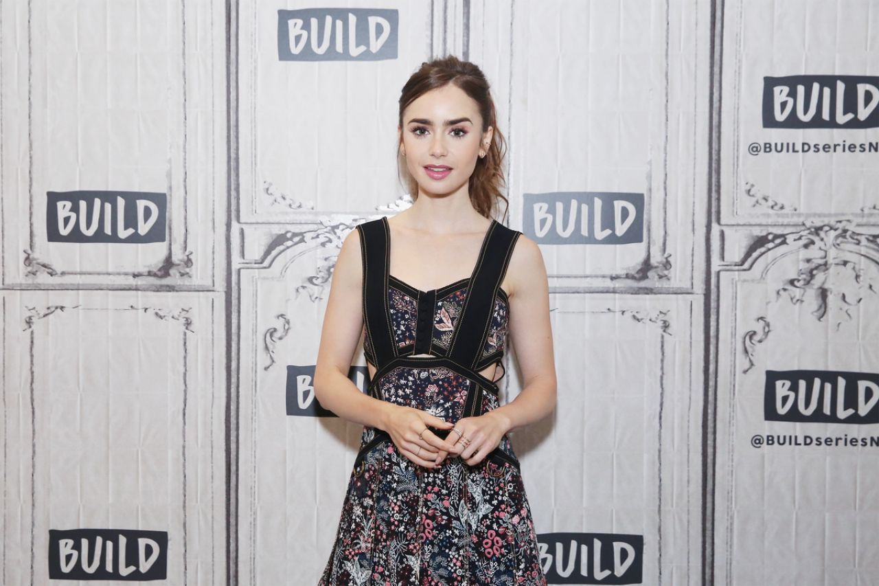 Lily Collins - Discussing The New Series "The Last Tycoon" on AOL Build