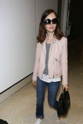 Lily Collins - LAX Airport in Los Angeles, CA 07/01/2017