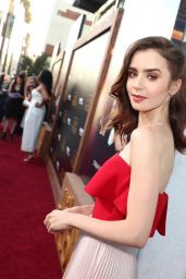 Lily Collins on Red Carpet - "The Last Tycoon" Premiere in LA 07/27/2017