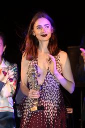 Lily Collins - Receve Awards Rising Star Awards - Ischia Global Festival 07/16/2017