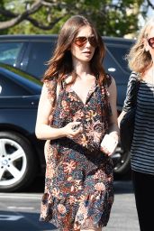 Lily Collins Summer Casual Style - West Hollywood 07/10/2017
