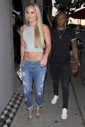 Lindsey Vonn - Arriving for Dinner at "Craigs" Restaurant in West Hollywood 07/07/2017