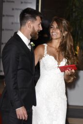 Lionel Messi and Wife Antonella Roccuzzo - Wedding Reception in Argentina 06/30/2017