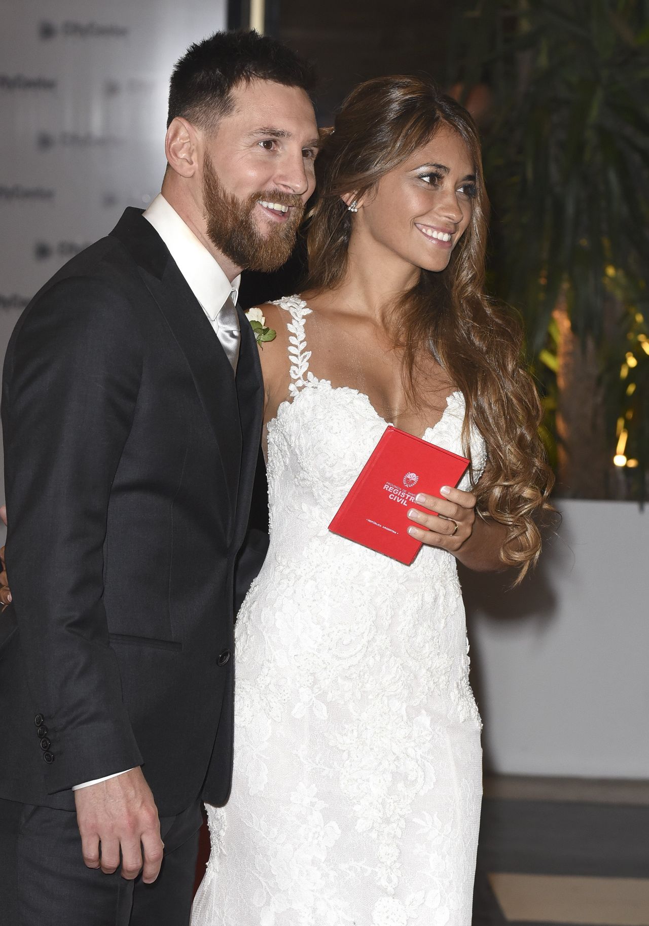 Lionel Messi and Wife Antonella Roccuzzo - Wedding Reception in