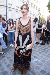 Louise Bourgoin – Vogue Party at Paris Fashion Week 07/04/2017