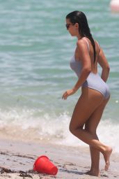 Ludivine Kadri Sagna in a Swimsuit - Enjoys a Miami Vacation 07/16/2017