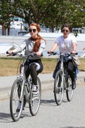 Madelaine Petsch and Adelaide Kane - Stanley Park in Vancouver 07/09/2017