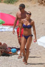 Martina Colombari in Bikini on a Beach in Ibiza 07/06/2017
