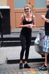 Megan Blake Irwin in Tights - Soho in New York City 07/28/2017