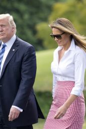 Melania Trump - Departs the White House in Washington D.C. 06/30/2017