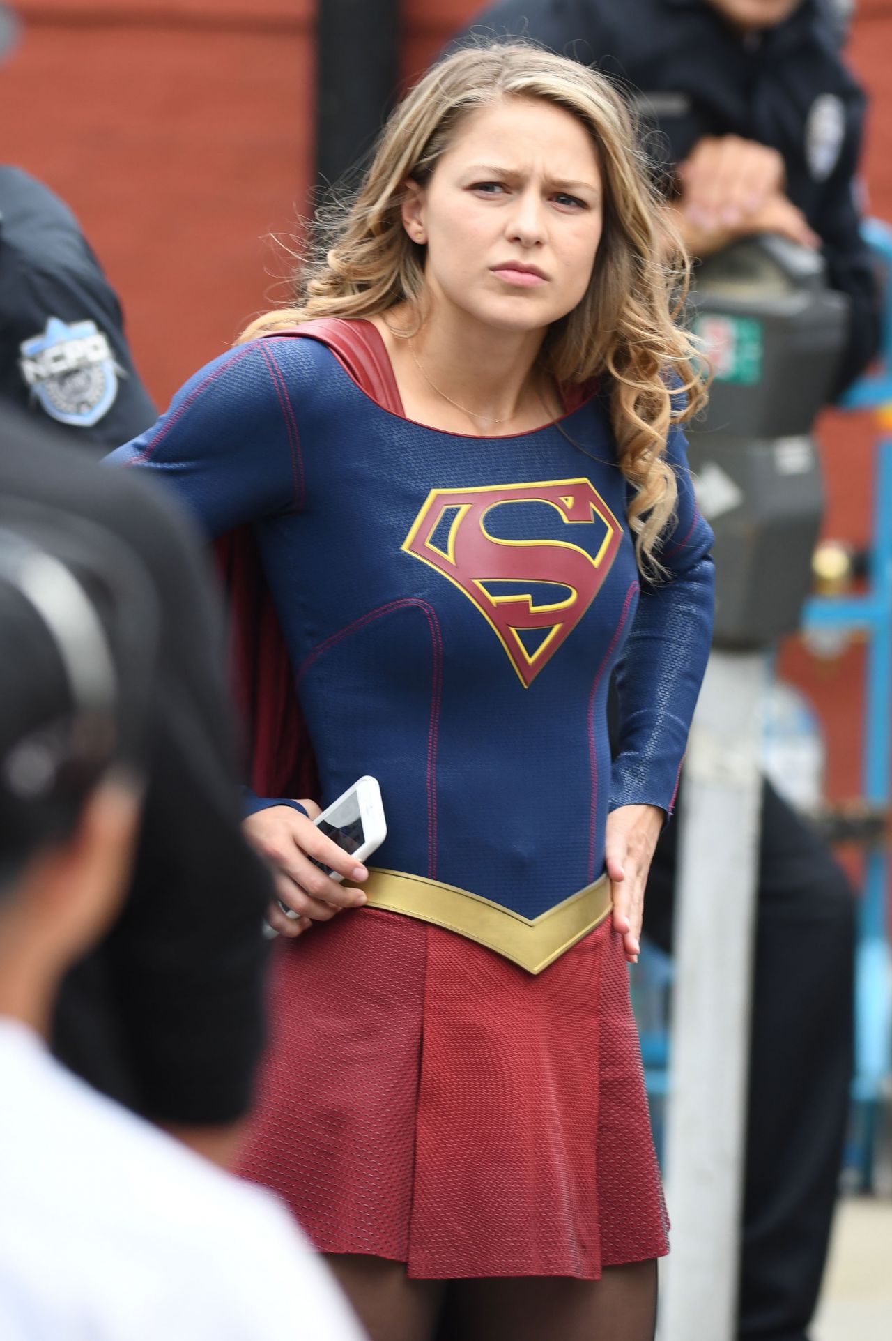 Melissa Benoist - "Supergirl" Set in New Westminster, Canada 07/27/2017