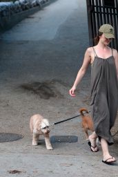 Minka Kelly at the Dog Park in West Hollywood 07/18/2017