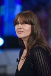 Monica Bellucci Appeared on El Hormiguero TV Show in Madrid 07/04/2017