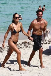 Natalia Borges in a Bikini - Beach in Miami 07/02/2017