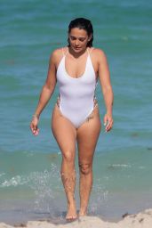 Natalie Martinez - Shows Off Her Swimsuit Body in Miami Beach 07/08/2017