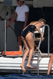 Natasha Poly on a Yacht in Saint-Tropez 07/26/2017