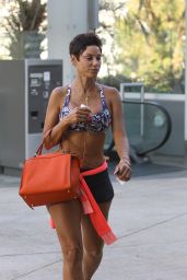 Nicole Murphy - Heads to Her Workout in Beverly Hills 07/17/2017