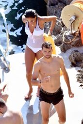 Nicole Scherzinger in Swimsuit - Summer Holiday in Capri, Italy 07/20/2017