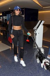 Nina Dobrev at LAX Airport in LA 07/19/2017