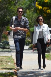 Nina Dobrev - Heads to Lunch with Her Male Friend in Los Angeles 07/03/2017