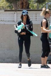 Nina Dobrev in Spandex - Leaving the Gym in LA 07/18/2017