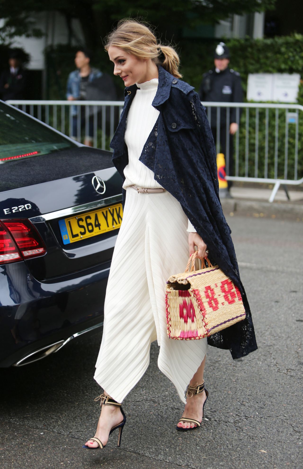 Olivia Palermo Arriving At Wimbledon 07152017 • Celebmafia