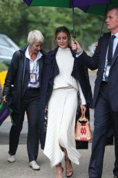 Olivia Palermo – Arriving at Wimbledon 07/15/2017