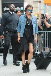 Paula Patton - Leaves AOL Build Series in NYC 07/24/2017