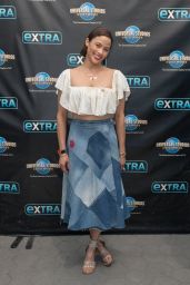 Paula Patton -Visits "Extra" at Universal Studios Hollywood 07/20/2017