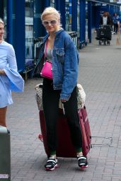 Pixie Lott in Travel Outfit - Ibiza Airport 07/19/2017