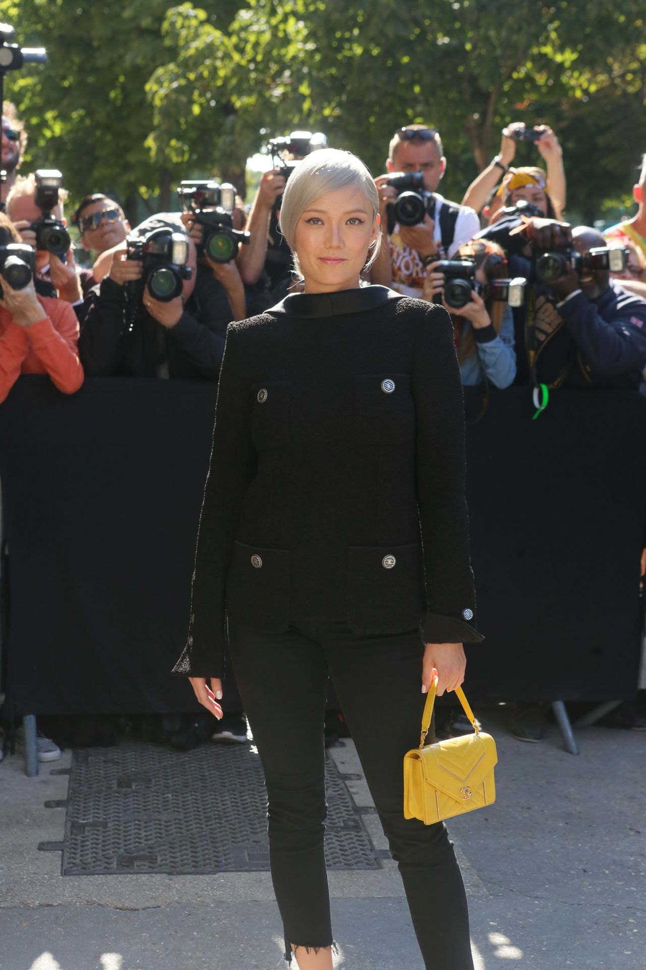 Pom Klementieff – Chanel Show at Haute Couture Paris Fashion Week 07/04