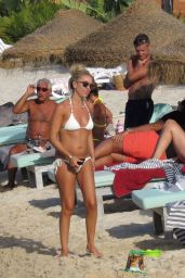 Rebekah Vardy and Kimberly Crew in a Bikinis - Beach in Portugal 07/05/2017