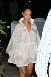 Rihanna - Goes to Giorgio Baldi in Santa Monica 07/12/2017
