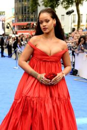 Rihanna on Red Carpet - "Valerian" Premiere in London 07/24/2017