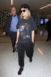 Rita Ora Casual Style -LAX Airport 07/11/2017