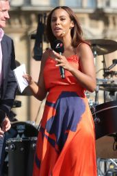Rochelle Humes - F1 Live London, UK, July 2017