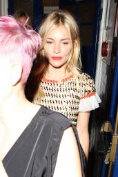 Sienna Miller - Leaving the Apollo Theater in London 07/24/2017