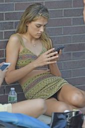 Sistine Stallone - Photoshoot for Samantha ThavasaBbags in NYC 07/07/2017