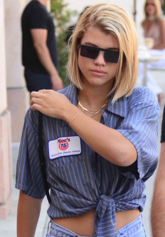 Sofia Richie Street Style - Out in Beverly Hills 07/14/2017