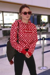 Sophie Turner at LAX Airport in Los Angeles 07/13/2017