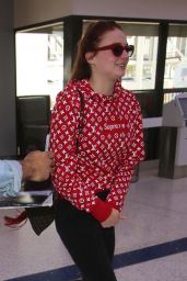 Sophie Turner at LAX Airport in Los Angeles 07/13/2017