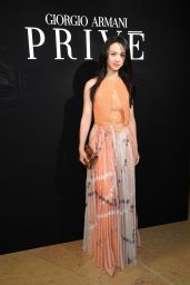 Tang Wei - Giorgio Armani Privee Show, Haute Couture Fashion Week in Paris 07/04/2017