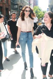 Troian Bellisario - Stops by AOL BUILD in NYC 07/21/2017