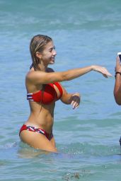 Valeria Orsini in Festive bikini in Miami 07/04/2017