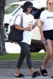 Vanessa Hudgens in Tights - Out in Los Angeles 07/27/2017