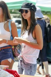 Victoria Justice and Madison Reed - Visit a Farmers Market in Los Angeles 07/27/2017