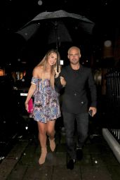 Vogue Williams Night Out Style - at the C London Restaurant 07/11/2017