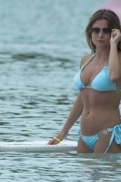 Zara Holland in Bikini on the Beach in Barbados 07/23/2017