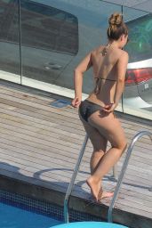 Abigail Clarke Bikini Pics - Poolside in Marbella 08/19/2017