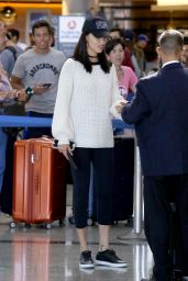 Adriana Lima - Arriving at LAX in Los Angeles 08/15/2017
